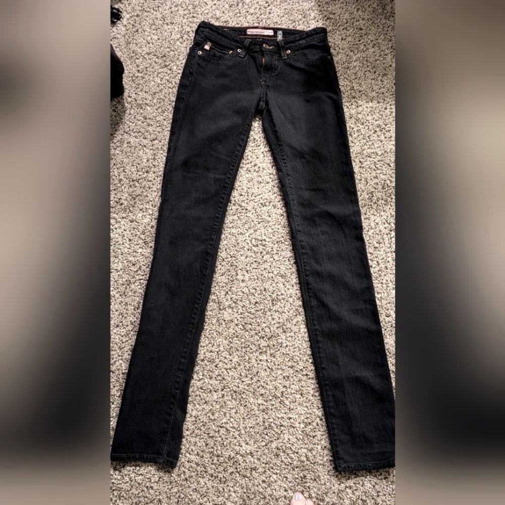 BIG STAR DESTINY SKINNY JEAN dark blue  size 24 R.